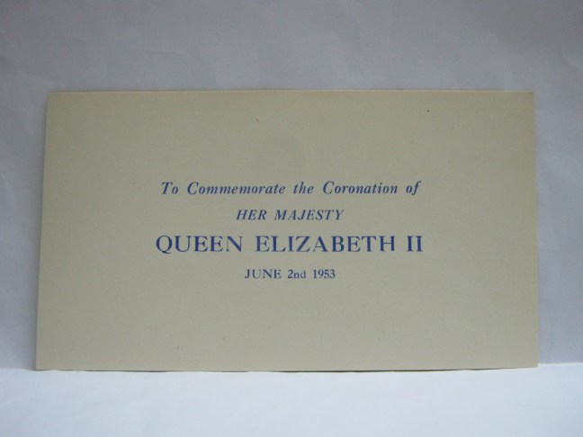 19530602 Coronation QE2 Card