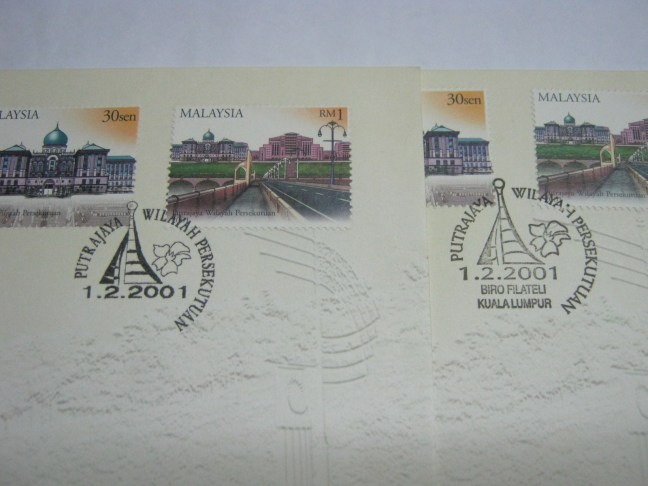20010201 comparison of Putrajaya issue cancellations