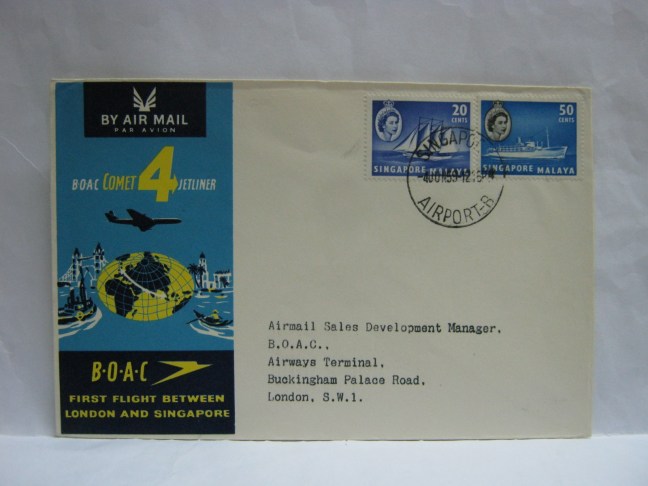 19590604 BOAC Singapore - London