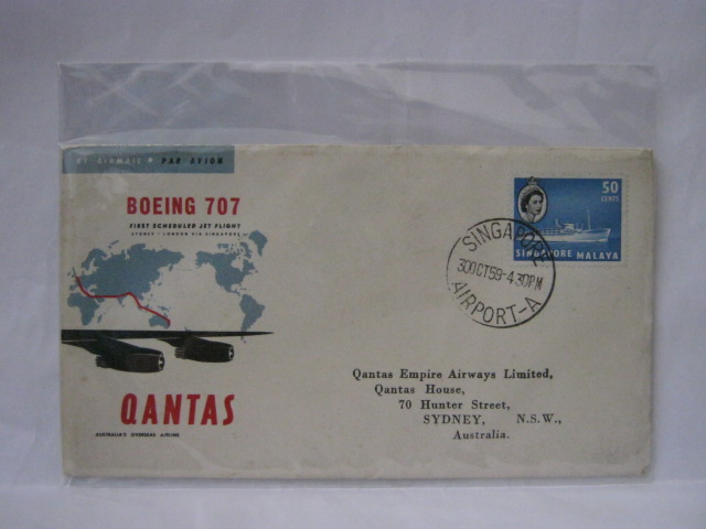 19591030 Qantas Singapore - Sydney
