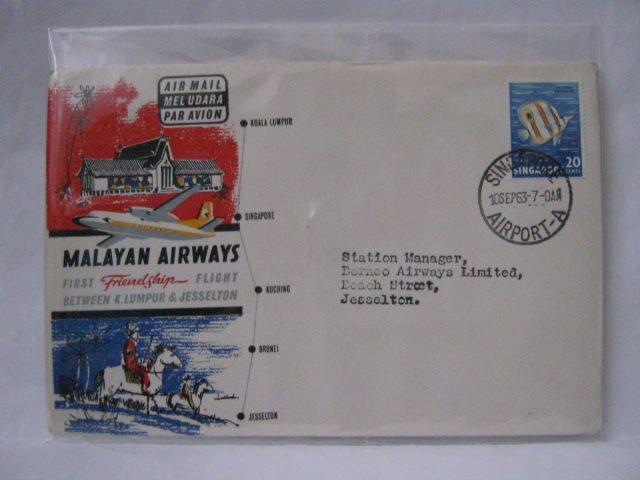 19630910 Malayan Airways Singapore - Jesselton