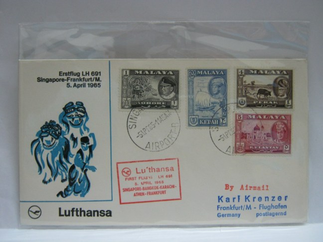 19650504 LH Singapore - Frankfurt