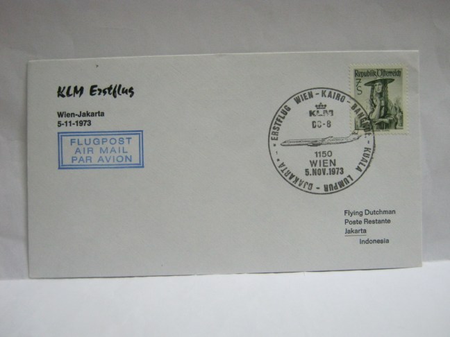 19731105 KLM Vienna - Jakarta