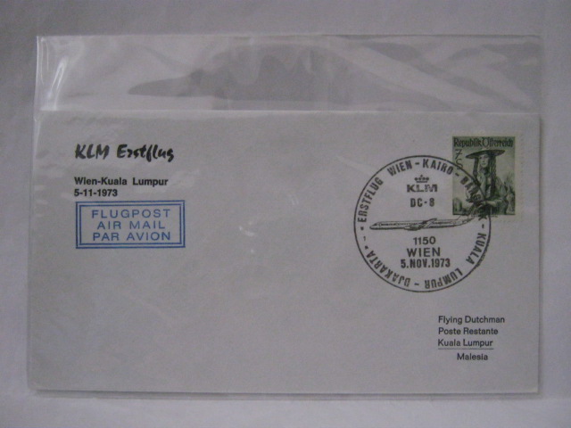 19731105 KLM Vienna - KL