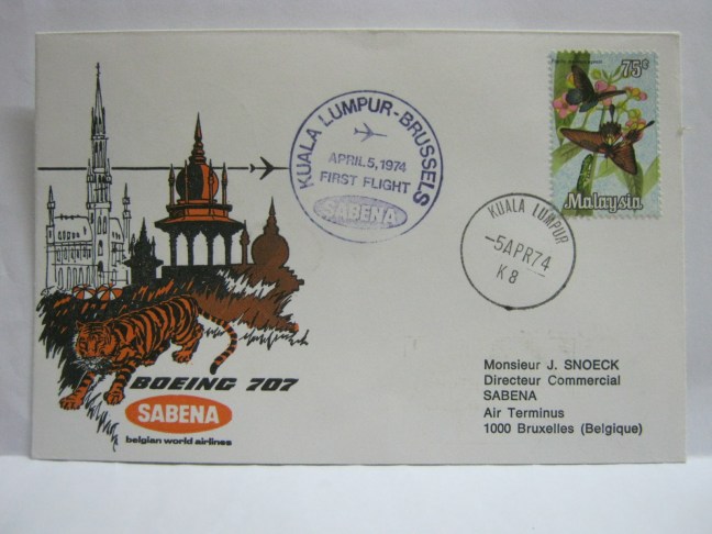 19740405 Sabena KL - Brussels