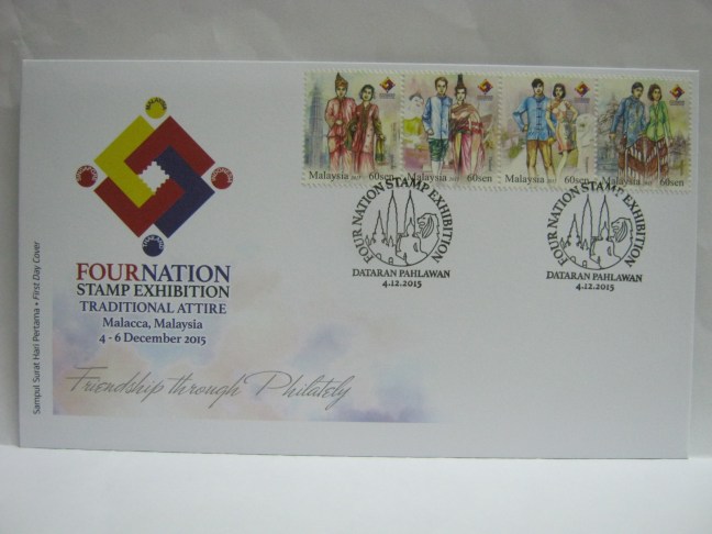20151204 Dataran Pahlawan Four Nation Stamp Exhibition SODA setenant