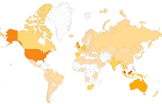 All Time Map 2012 - July 2015