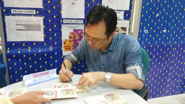 20160126 Designer KY Lim autographing