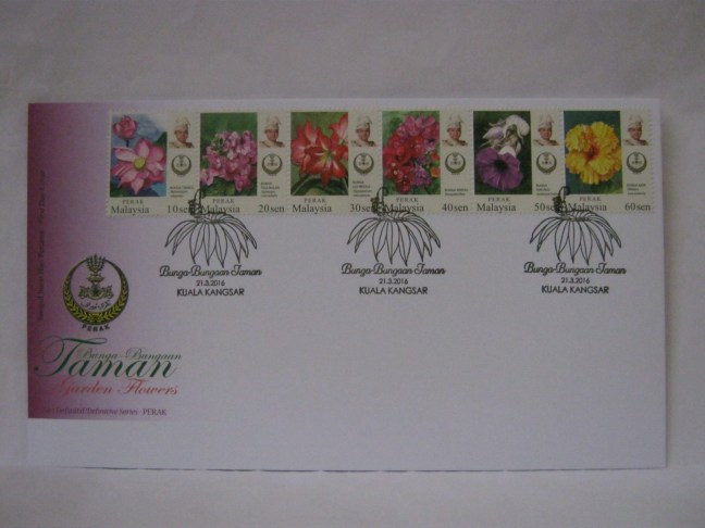 20160321 Kuala Kangsar Garden Flowers Setenant Strip